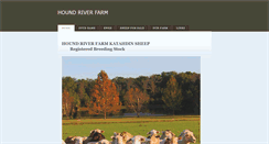Desktop Screenshot of houndriverfarm.com